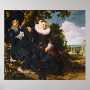 Póster Retrato de Isaac Massa en Beatrix van der Laen