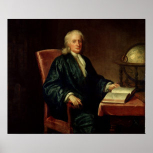 Poster Retrato de Isaac Newton, c.1726