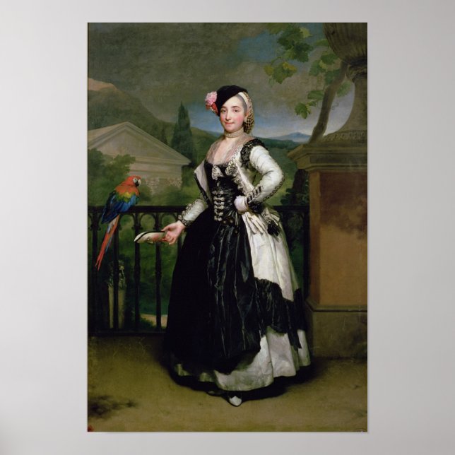 Poster Retrato de Isabel Parrena Arce (Frente)