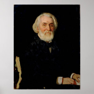 Póster Retrato de Ivan S. Turgenev , 1879