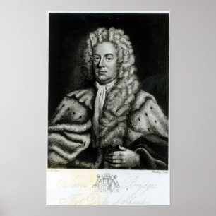 Póster Retrato de James Brydges