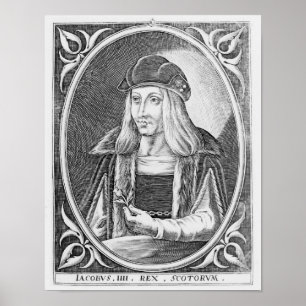 Póster Retrato de James IV de Scotland