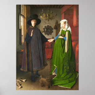 Póster Retrato de Jan van Eyck Arnolfini