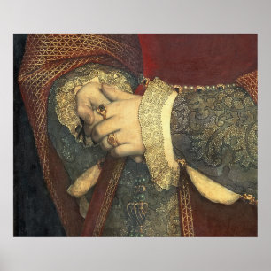 Póster Retrato de Jane Seymour, 1536