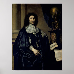 Póster Retrato de Jean-Baptiste Colbert de Torcy 1666