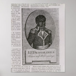 Póster Retrato de Jean-Jacques Dessalines