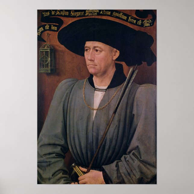 Póster Retrato de Jean Lefevre de Santo-Remy (Frente)