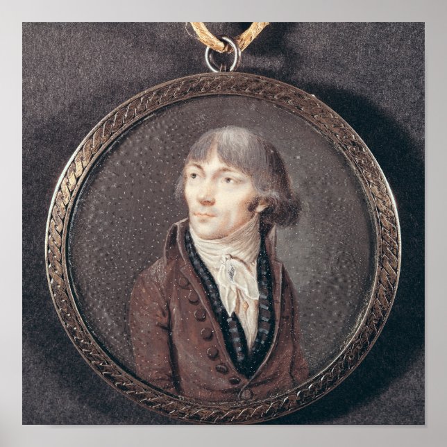 Póster Retrato de Jean-Marie Collot d'Herbois (Frente)
