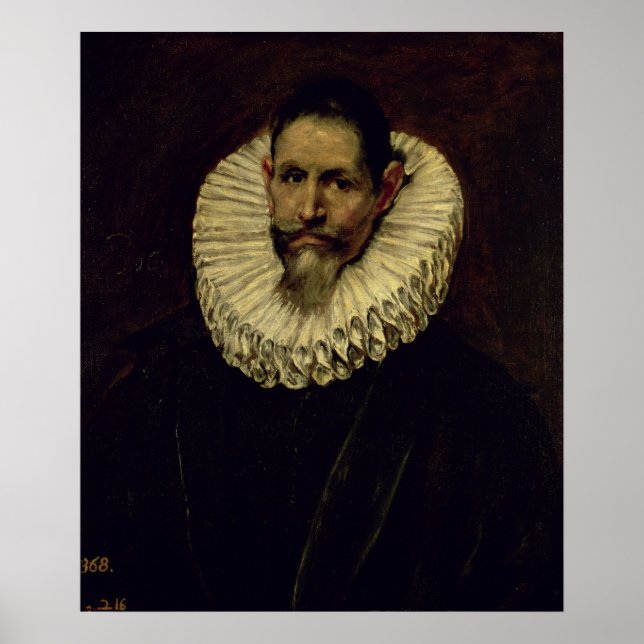 Póster Retrato de Jerônimo de Cevallos, c.1610 (Frente)