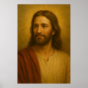 Poster Retrato de Jesus Cristo #2™ Arte de Parede em Post