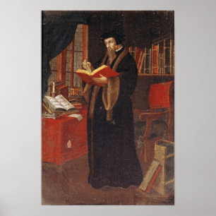 Póster Retrato de João Calvino