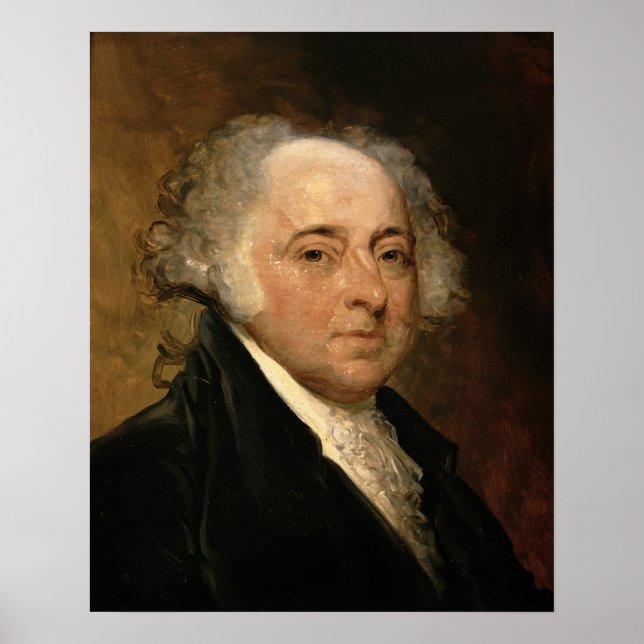 Poster Retrato de John Adams (Frente)