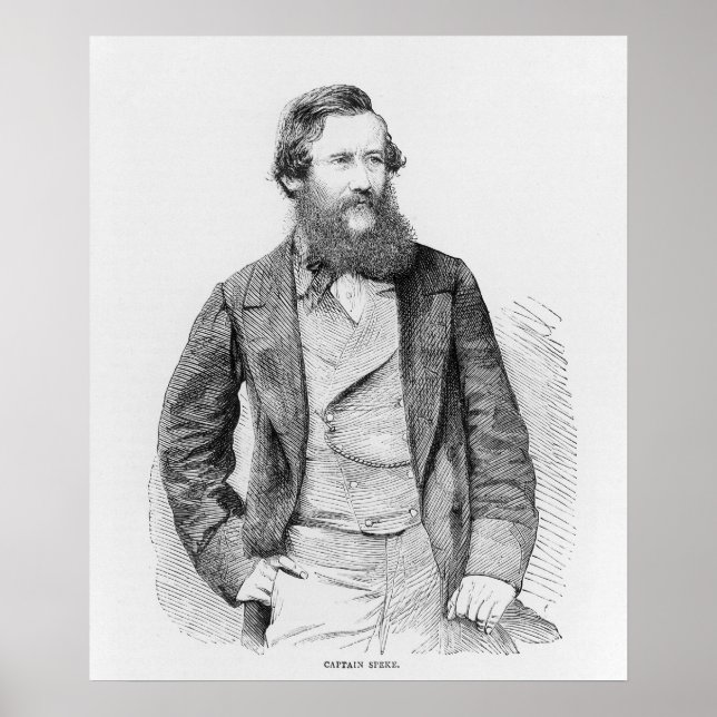 Póster Retrato de John Hanning Speke (Frente)