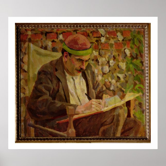 Póster Retrato de John Maynard Keynes (1883-1946) (óleo (Frente)