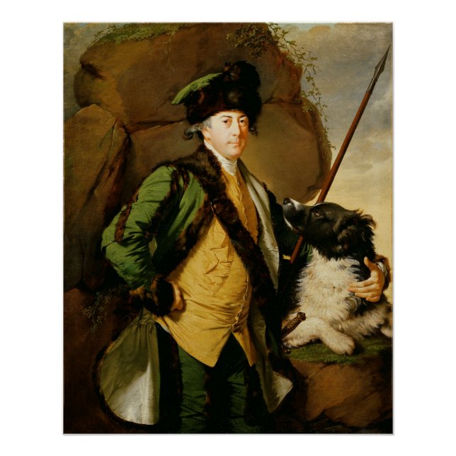 Póster Retrato de John Whetham de Kirklington (1731-81) (Frente)