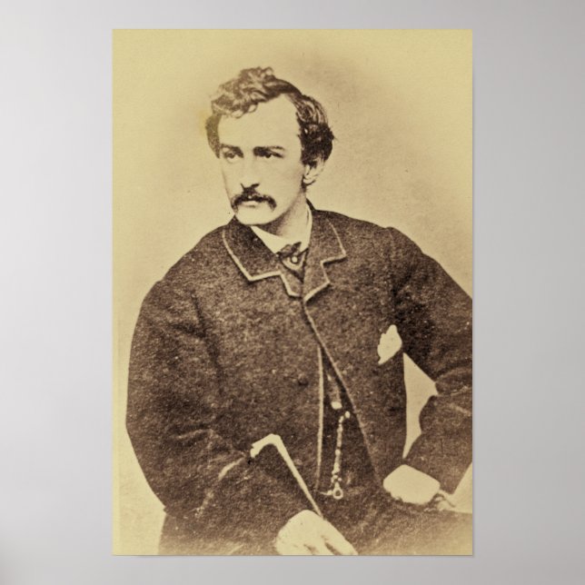 Poster Retrato de John Wilkes Booth | 1861-65 (Frente)