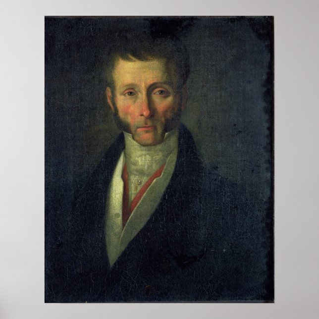 Poster Retrato de Joseph Fouche Duke de Otranto, 1813 (Frente)