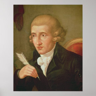 Póster Retrato de Joseph Haydn