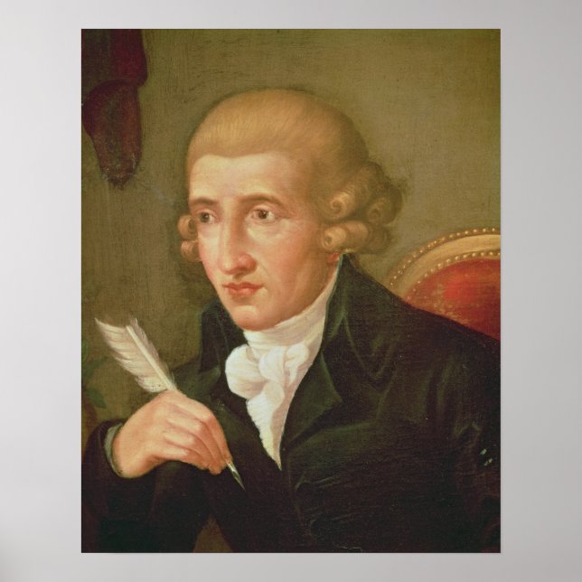 Póster Retrato de Joseph Haydn (Frente)