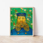 Poster Retrato de Joseph Roulin | Vincent Van Gogh<br><div class="desc">Retrato de Joseph Roulin (1889) do artista poste-impressionista holandês Vincent Van Gogh. A pintura original é um óleo na canvas. O retrato é um de vários Van Gogh pintados de seu amigo próximo, um funcionário postal na cidade francesa do sul de Arles. Este fecho do carteiro de uniforme é colocado...</div>