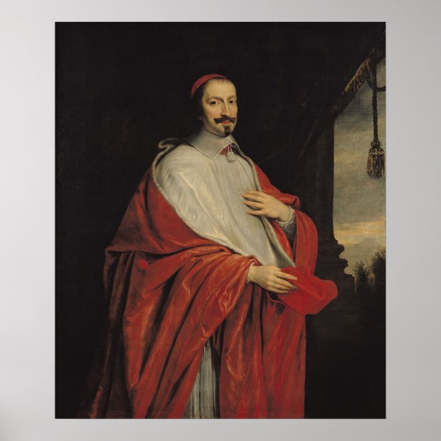 Póster Retrato de Jules Mazarin (Frente)