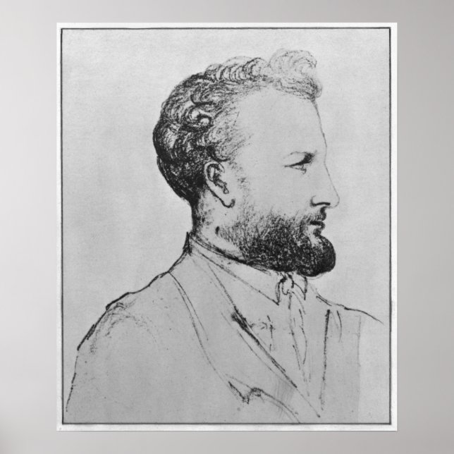 Poster Retrato de Jules Verne d (Frente)