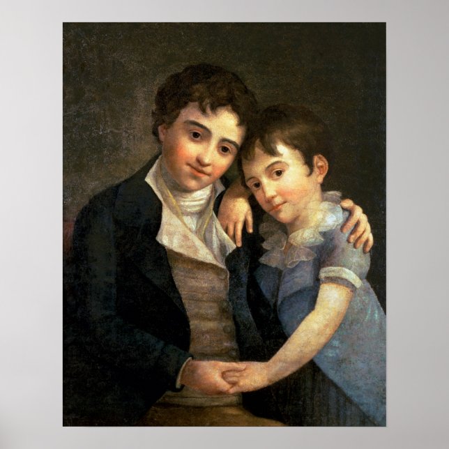 Poster Retrato de Karl Thomas e Franz Xaver (Frente)