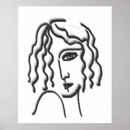 Poster Retrato de Lady