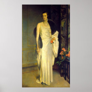 Poster Retrato de Loelia, duquesa de Westminster
