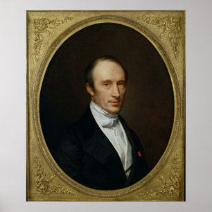 Poster Retrato de Louis Cauchy