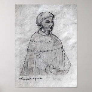 Póster Retrato de Louis XI