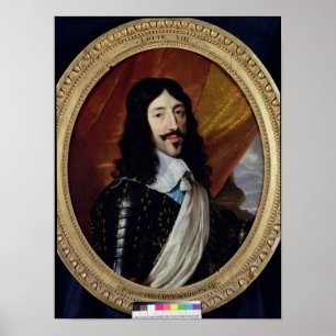 Póster Retrato de Louis XIII depois de 1610
