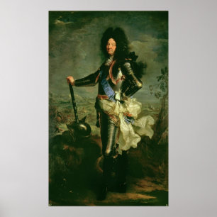 Póster Retrato de Louis XIV