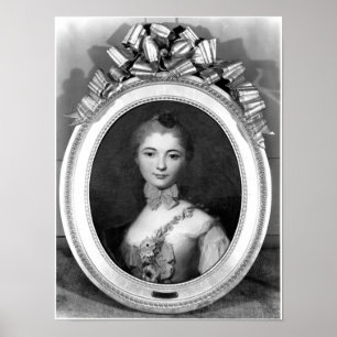 Póster Retrato de Louise Honorine Crozat du Chatel