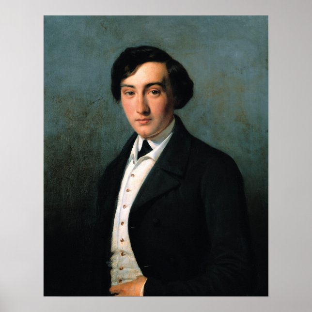 Poster Retrato de Lucien Petipa 1849 (Frente)