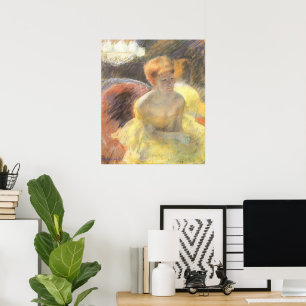 Póster Retrato de Lydia na Ópera de Mary Cassatt