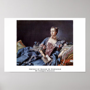 Poster Retrato de Madame de Pompadour