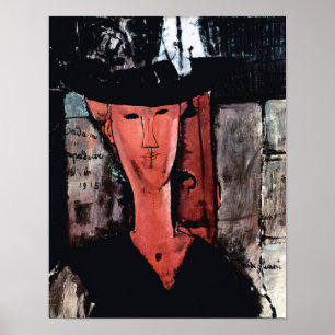 Poster Retrato de Madame Pompadour, Modigliani