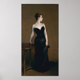 Poster Retrato de Madame X de John Singer Sargent, 1884