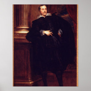 Póster Retrato de Marcello Durazzo (óleo em canvas)