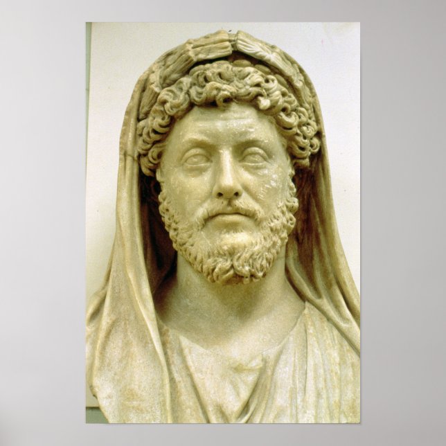 Poster Retrato de Marcus Aurelius (Frente)