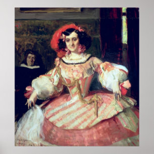 Póster Retrato de Maria Guerrero