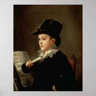 Poster Retrato de Marianito Goya