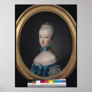 Póster Retrato de Marie-Antoinette de