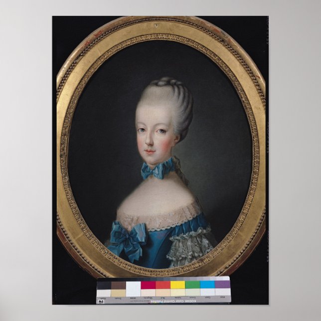 Póster Retrato de Marie-Antoinette de (Frente)
