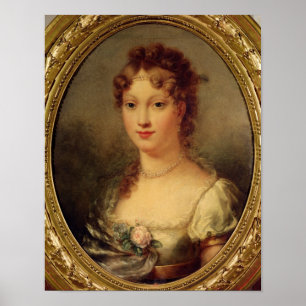 Póster Retrato de Marie-Louise de Hapsburg-Lorena