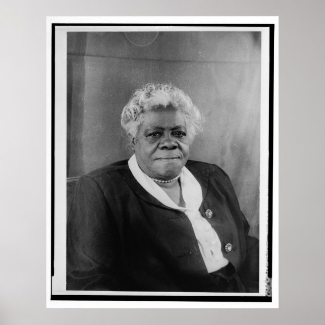 Póster Retrato de Mary McLeod Bethune (Frente)
