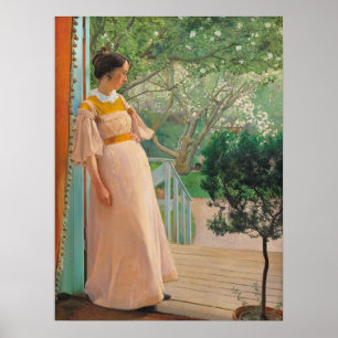 Poster Retrato de maternidade da esposa de L. A. Ring Imp