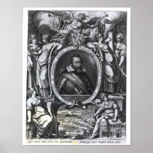 Poster Retrato de Maximiliano I da Baviera