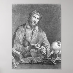 Póster Retrato de Michel de Nostradame